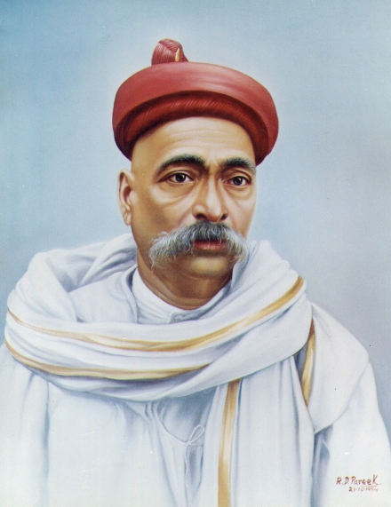 Bal Gangadhar Tilak painting