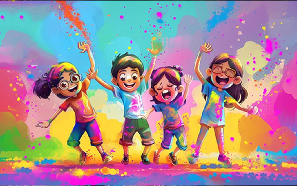 Rj Vishal Article on Holi in Gujarat Samachar UK